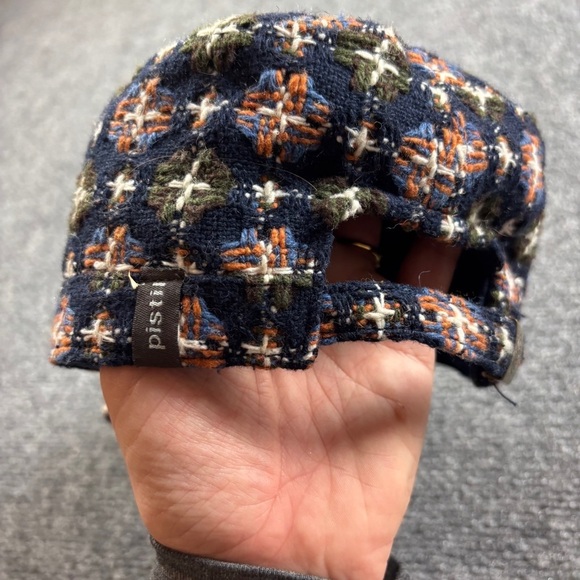 PISTIL Women’s Tweed Blue Pattern Newsboy Cap hat One Size Fits Most - Picture 5 of 8